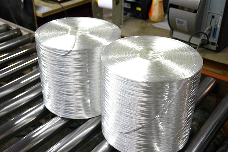 Glass fiber production line