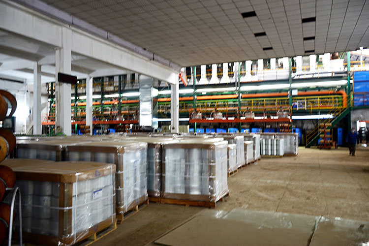 A corner of the factory area