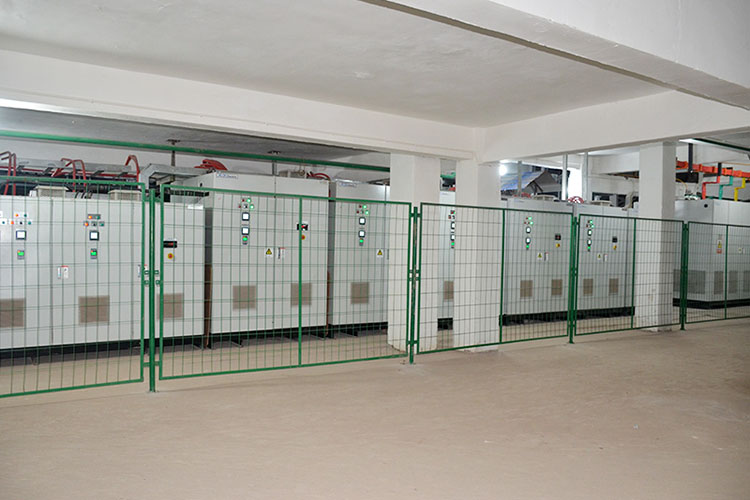 A corner of the factory area